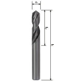 Broca DIN1897 HSS Ø 2,3 mm...