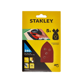 5 folhas de lixa G 240.