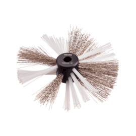 Escova Nylon/Acero 4''...