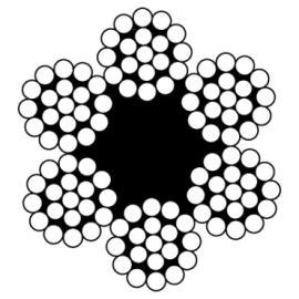 Cable Acero 6X19 + 1FC DIN...