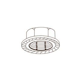 CHEMITOOL FASTENERS Hex Nut...