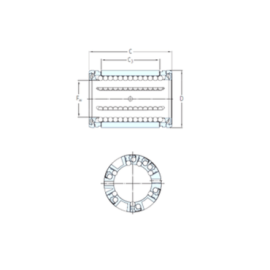 Rolamento LBCR30A-2LS BRALO
