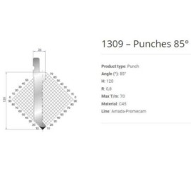 PUNCAO V 85º R0.8 H120...