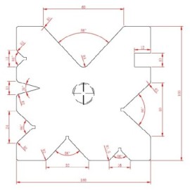 MATRIZ MULTI V 100X100X4200MM