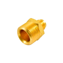 Nipple 1/4" male auf M22 male