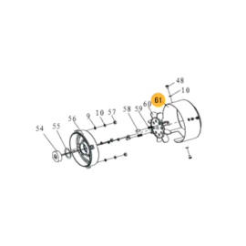 Tapa del Motor para F36513 FOX