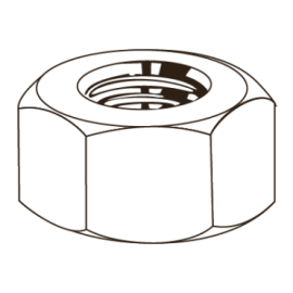 CHEMITOOL FASTENERS Hex Nut...