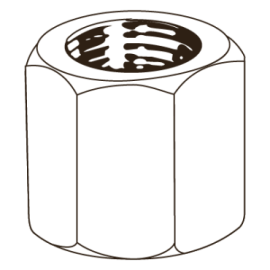 Tuerca Hexagonal Alta UNI...