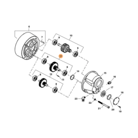 Conjunto da 1ª Engrenagem...