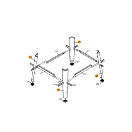 Perna da Base para F36522 FOX