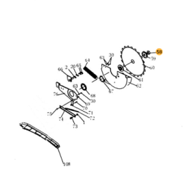 Porca para F36522 FOX