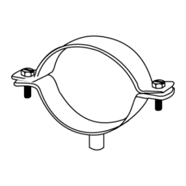 Abraçadeira Reforçada M8...