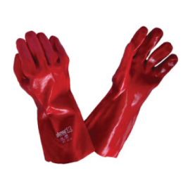 Luva PVC Vermelho Suporte...