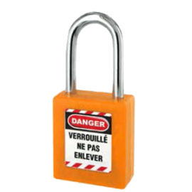 Cadeado ABS com Arco em Aço...