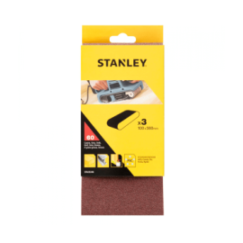 STANLEY 3 Sanding Belts...