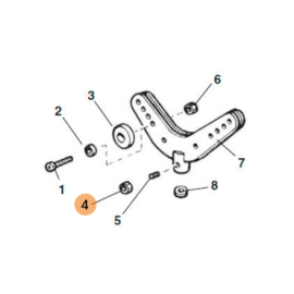 Conjunto de 5 Porcas...