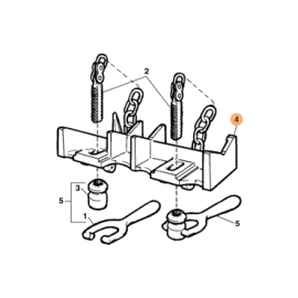 Base c/Pernos Pivotantes...