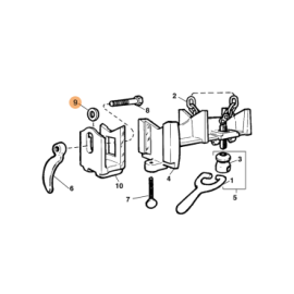 Arandela Plana 41220 No.464...