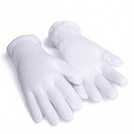 White 100% Cotton glove...