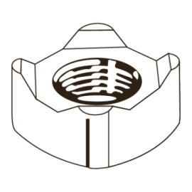 Tuerca Cuadrada p/Soldar...