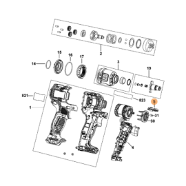 INTERRUPTOR E SUBC. PCB