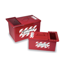 Caixa de Bloqueio em Aço...