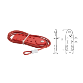 Cabo de Bloqueio Ajustável...