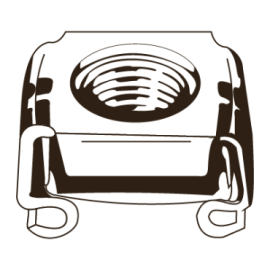 Porca de Gaiola A LV199...