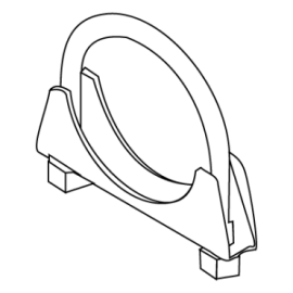 Abraçadeira de Escape LV088...