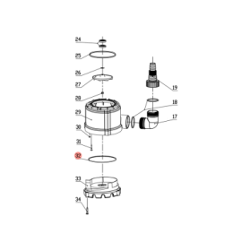 Junta Tórica 125x2,8 Bomba...