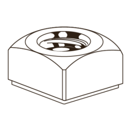 Tuerca Cuadrada DIN 557 M10...